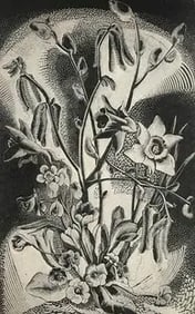 Gertrude Hermes "Spring Bouquet" Print
