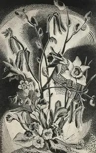 Gertrude Hermes "Spring Bouquet" Print (1 of 1)