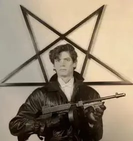Robert Mapplethorpe - Self Portrait (With Gun & Star} Print