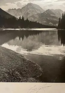 Ansel Adams Signed "Untitled" Print (1 of 1)