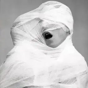 Robert Mapplethorpe " White Gauze" Print