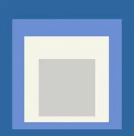 Josef Albers Homage to the Square "Blue" Offset Lithograph