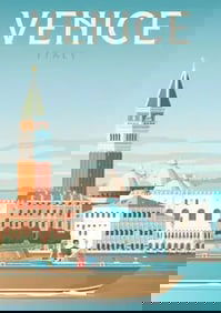 Venice, Italy Travel Poster