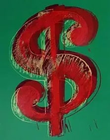 Andy Warhol - Dollar Sign.