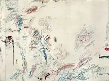 Cy Twombly "Second Voyage to Italy, 1962" Print.