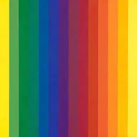 Ellsworth Kelly "Spectrum I, 1953" Offset Lithograph.