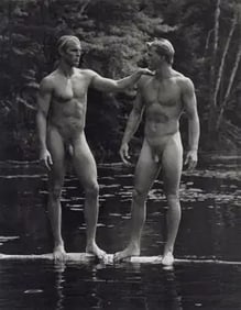 Bruce Weber "Jason and Christian, Bear Pond" Print