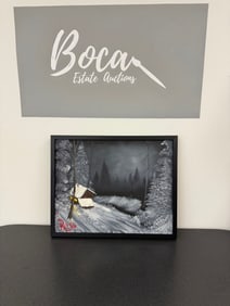 Bob Ross “Winter Night” by Bill Alexander