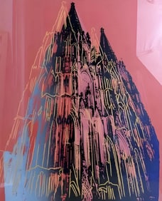 Andy Warhol "Koln Cathedral, Pink, 1989" Print