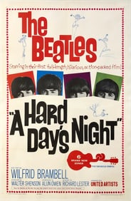 THE BEATLES - A HARD DAY'S NIGHT Poster