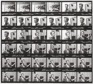 David Bowie Contact Sheet Print