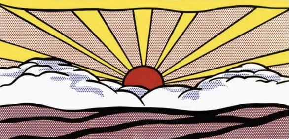 Roy Lichtenstein "Sunrise, 1965" Offset Lithograph