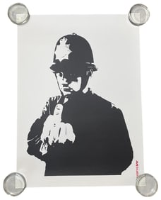 WCP x Banksy Rude Copper Print