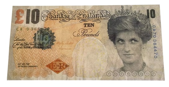 Banksy Di-Faced Tenner Pound Note