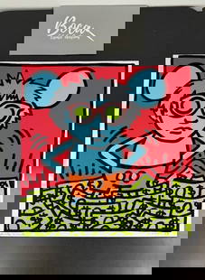 Keith Harin (1958-1990) Andy Mouse: Keith Harin (1958-1990) Andy Mouse, Measures 38.00 X 38.00 inches,