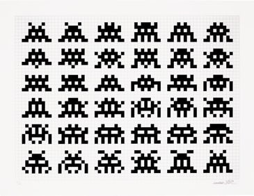 INVADER (B.1969) Repetition Variation Evolution