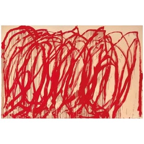 Cy Twombly "Untitled, 2007" Offset Lithograph