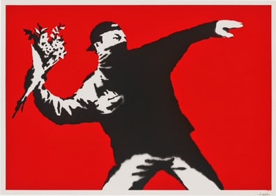 BANKSY Love is in the Air