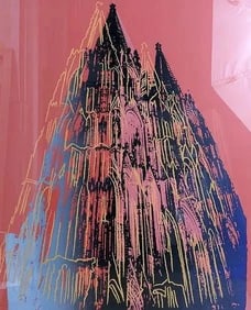 Andy Warhol "Koln Cathedral, Pink, 1989" Print