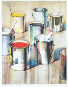 WAYNE THIEBAUD (1920-2021) Paint Cans