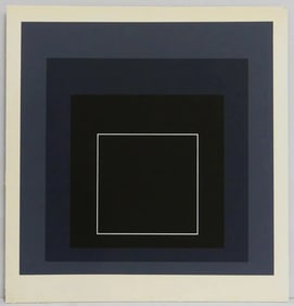 JOSEF ALBERS 'WHITE LINE SQUARES' SERIGRAPH