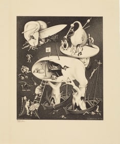 MAURITS CORNELIS ESCHER(1898-1972) Hell (after Hieronymous Bosch)