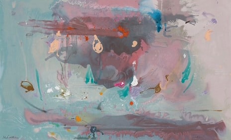HELEN FRANKENTHALER (1928-2011) Grey Fireworks