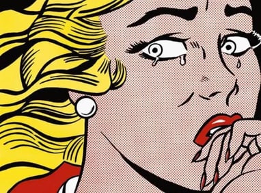 Roy Lichtenstein "Crying Girl, 1963" Print