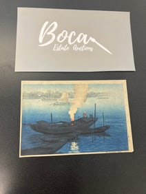 ITO TAKASHI (1894-1982) Odai no watashi (Ferry boat of Odai)