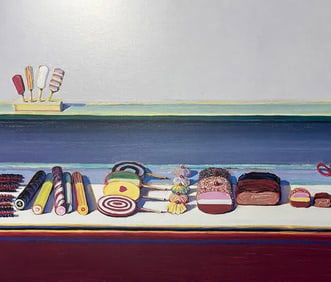 Wayne Thiebaud "Untitled" Print.