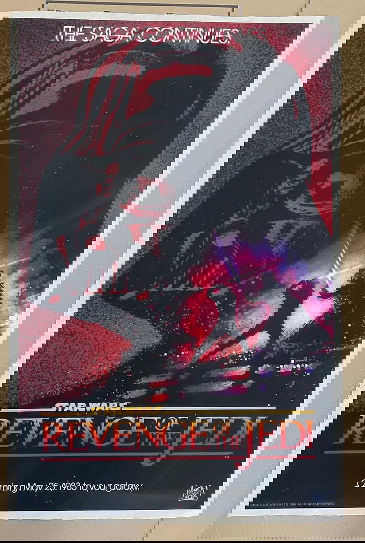 Star Wars " Revenge of the Jedi " Poster (1 of 2)