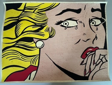 Roy Lichtenstein Crying Girl Print