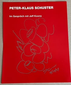 Jeff Koons Flower Drawing
