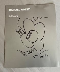Jeff Koons Flower Drawing