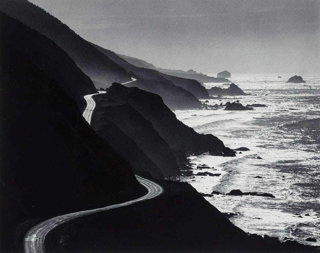 Henry Edmund Gilpin "Big Sur, California, 1960's" Photo-print: Henry Edmund Gilpin "Big Sur, California, 1960's" Photo-Print, measures 15.50 X 19.50 inches
