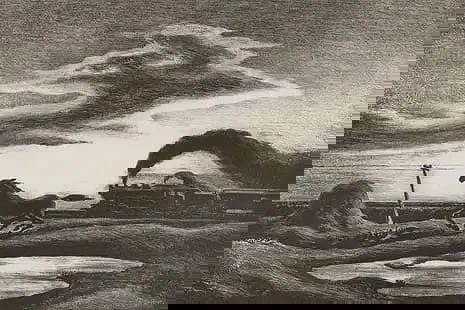 Thomas Hart Benton "The Race" Print: Thomas Hart Benton "The Race" print on high quality archival paper Measures 8x11