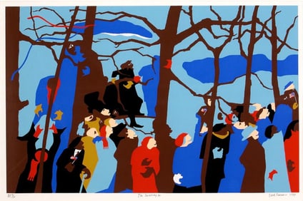 Jacob Lawrence "The Swearing In, 1977" Offset Lithograph