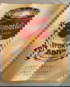 Andy Warhol Pepper Pot mailer signed