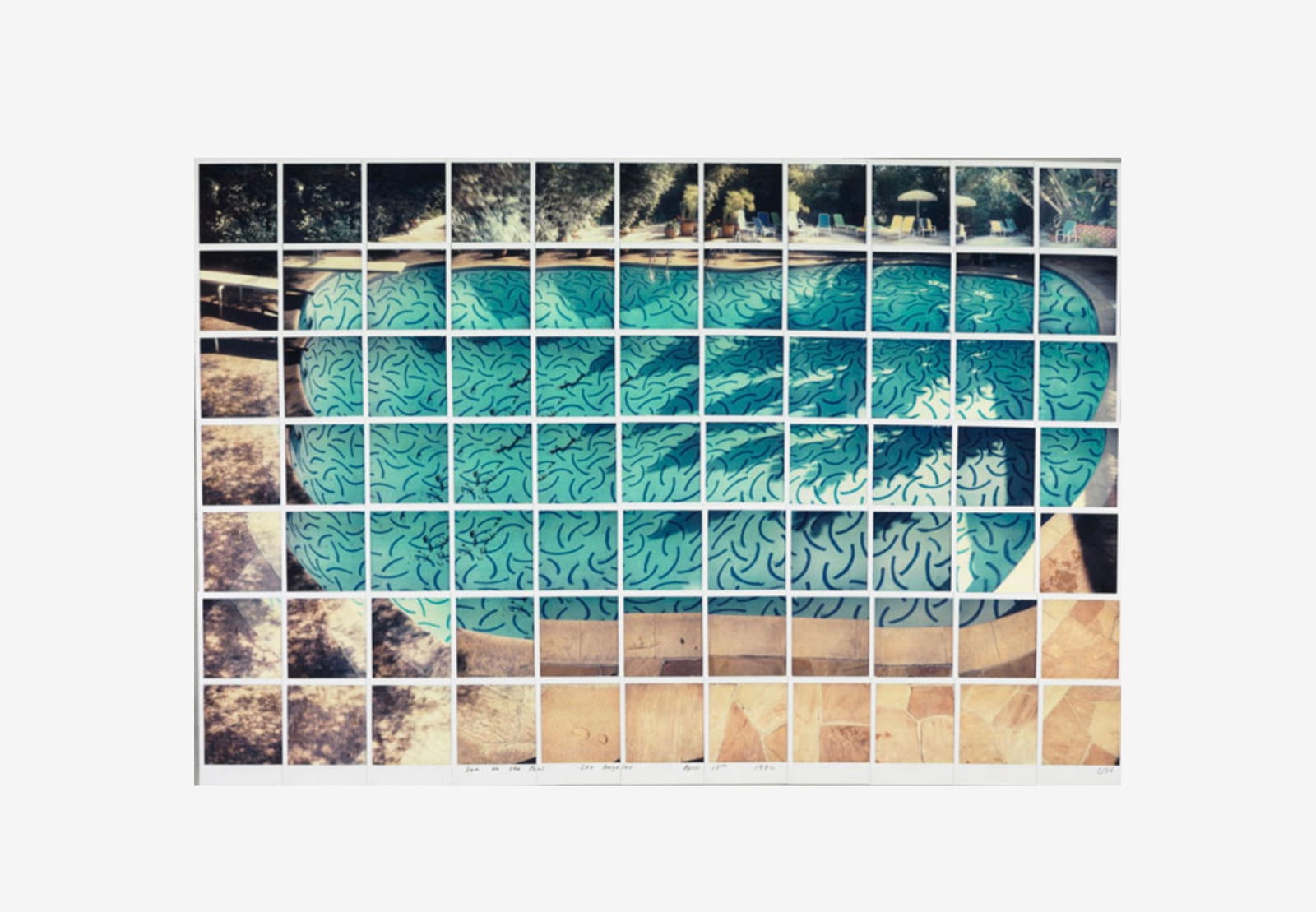 David Hockney “Sun on the Pool Glossy Print“