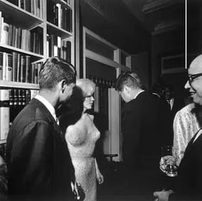 Marilyn Monroe & The Kennedy's Photo Print