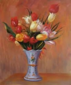 Pierre Auguste Renoir "Tulips", 1909 Print