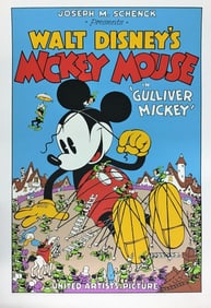 Gulliver Mickey Walt Disney Poster