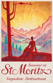 Summer at St. Moritz Poster