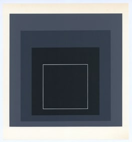 Josef Albers, Homage to the Square (White line seriagraph)