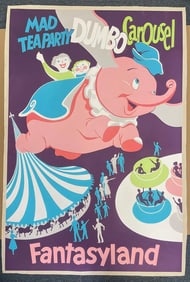 Disney Dumbo Fantasyland Poster