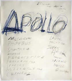 Cy Twombly Apollo Print.