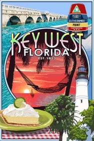 Key West, Florida Travel Poster