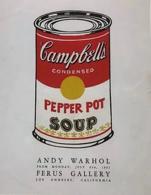 Andy Warhol Ferus Gallery Pepper Pot Print