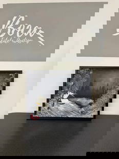 Bob Ross “Winter Night?? by Bill Alexander: Bob Ross by Bill Alexander, winter night. Measures 21.00 X 17.00 Inches Framed. Sold after Bob Ross