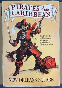 Disneyland - Pirates of the Caribbean Poster